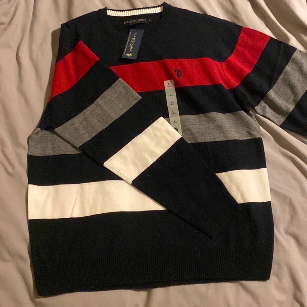 US Polo Assn. lightweight striped sweater